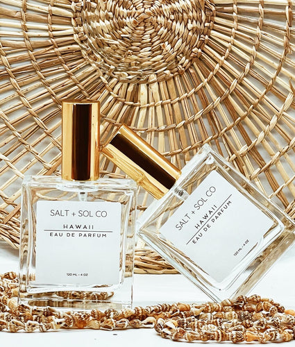 Hawaii all natural perfume for sale at salt + SOL co made in hawaii
