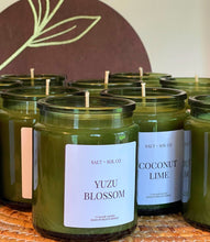 Load image into Gallery viewer, Tropical soy wax candles made in Hawaii at salt + SOL co