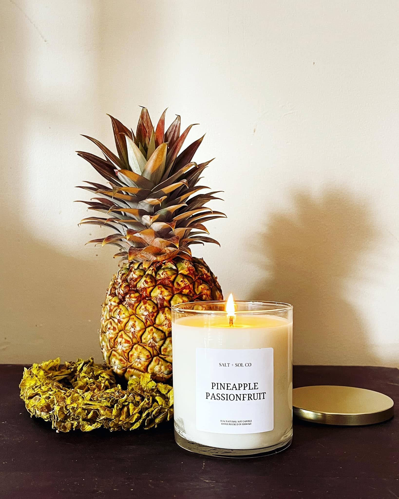 マリエオーガニック パイナップル キャンドル Pineapple Soy Candle