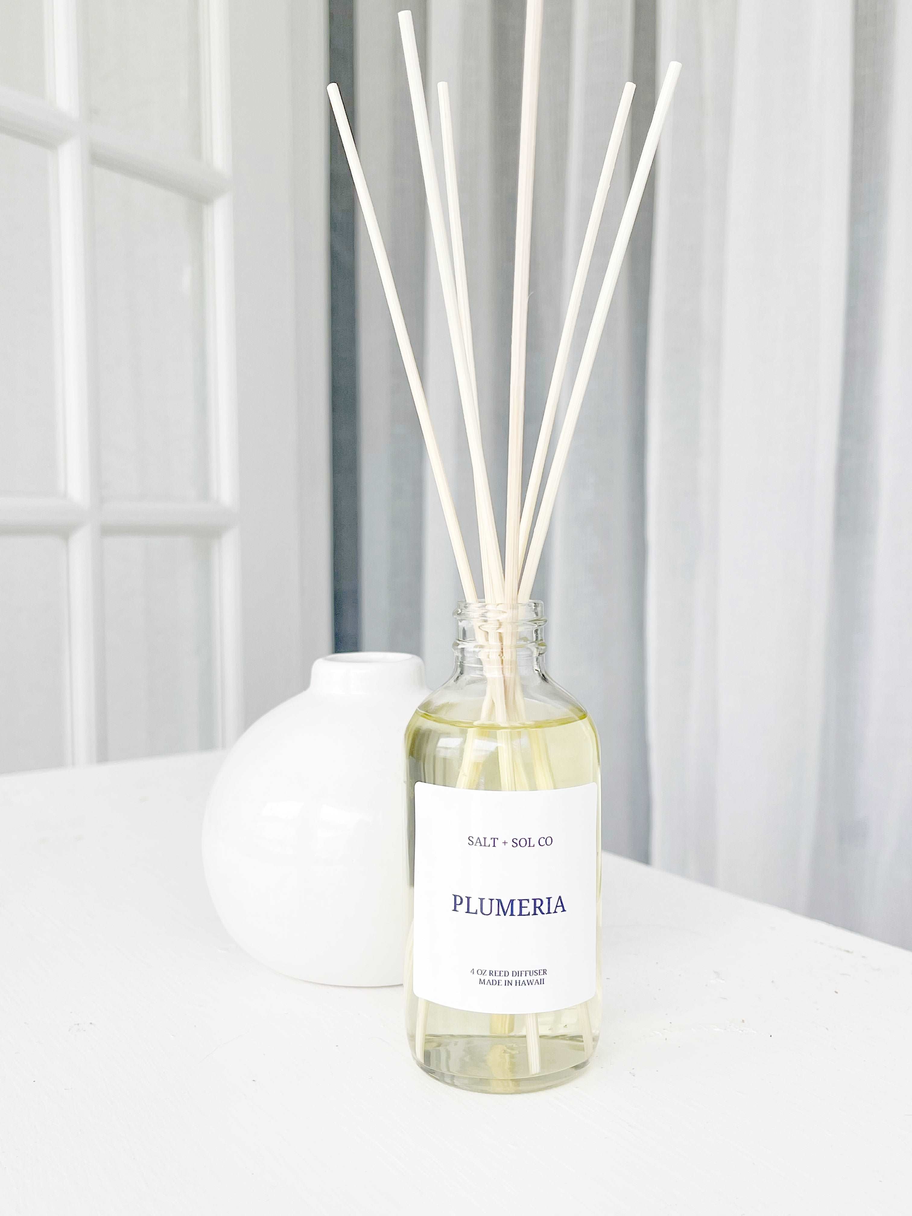Sol Diffuser Plumeria Reed Diffuser – SALT + SOL CO