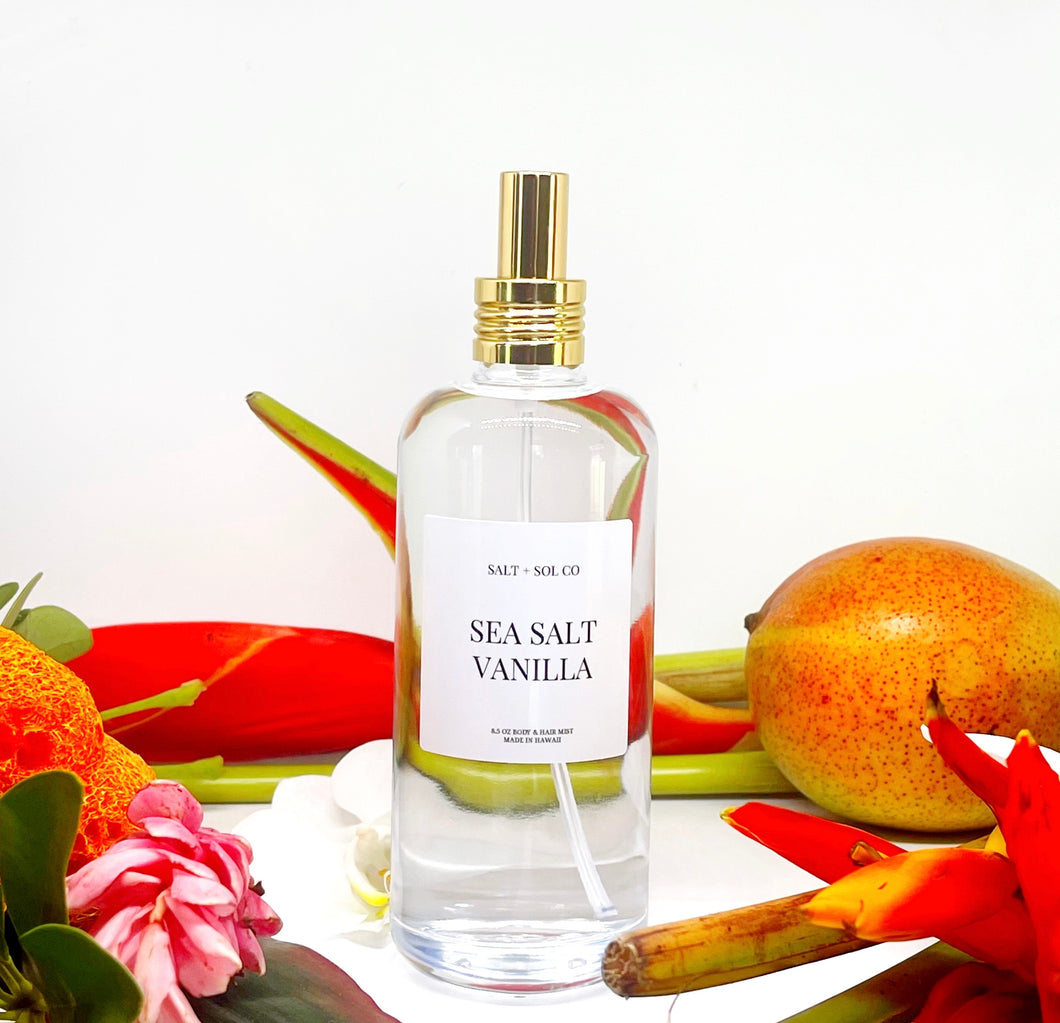 Sea Salt Vanilla Hair & Body Mist Spray