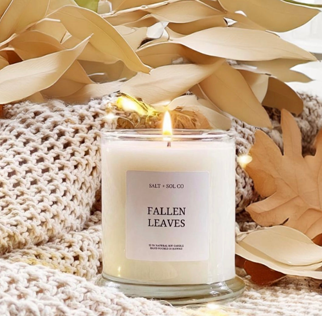 Fallen Leaves Soy Wax Candle