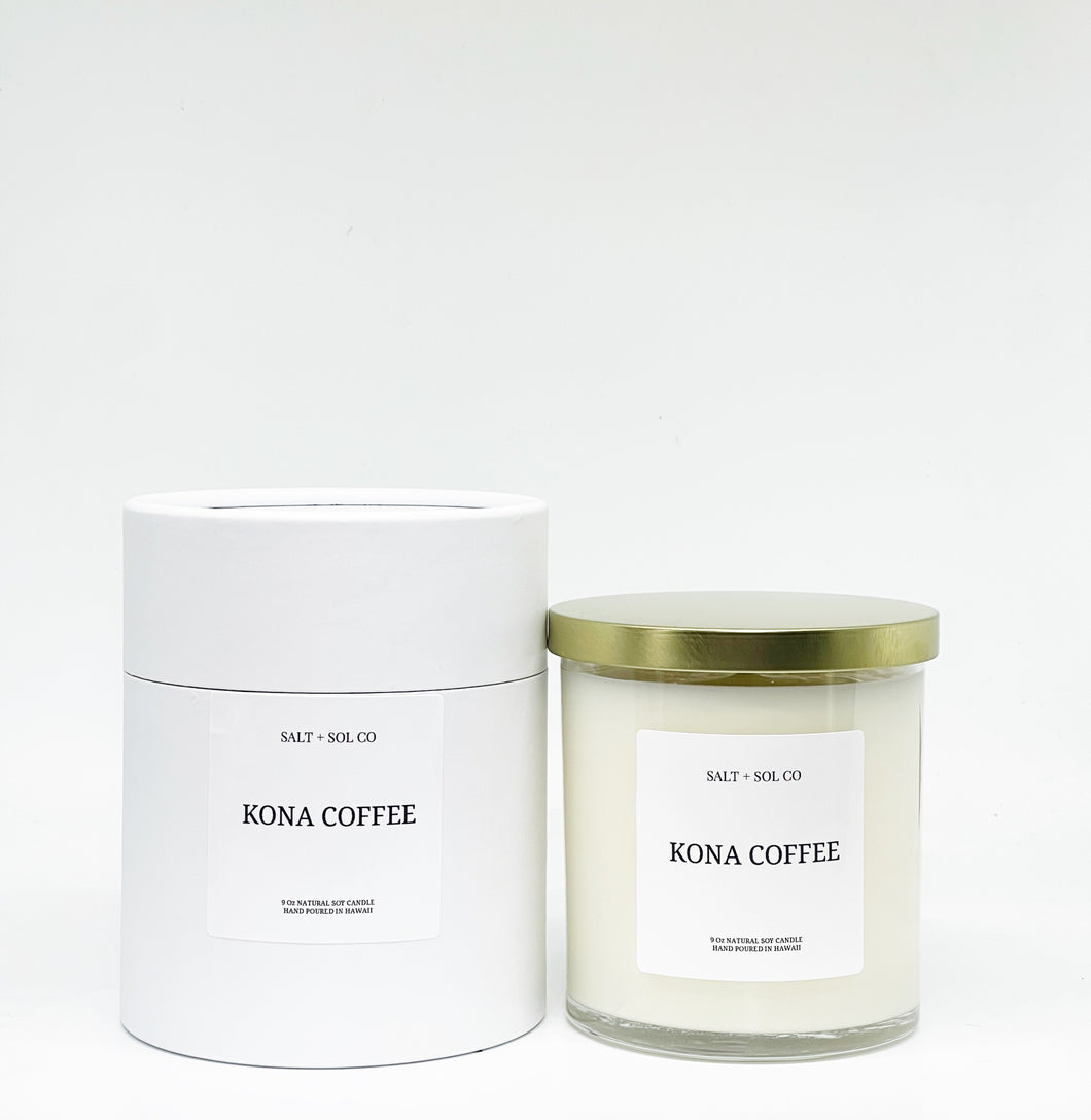 Kona Coffee Luxury Soy Wax Candle