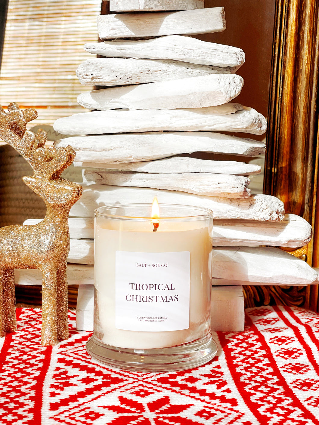 Tropical Christmas Scented Candle