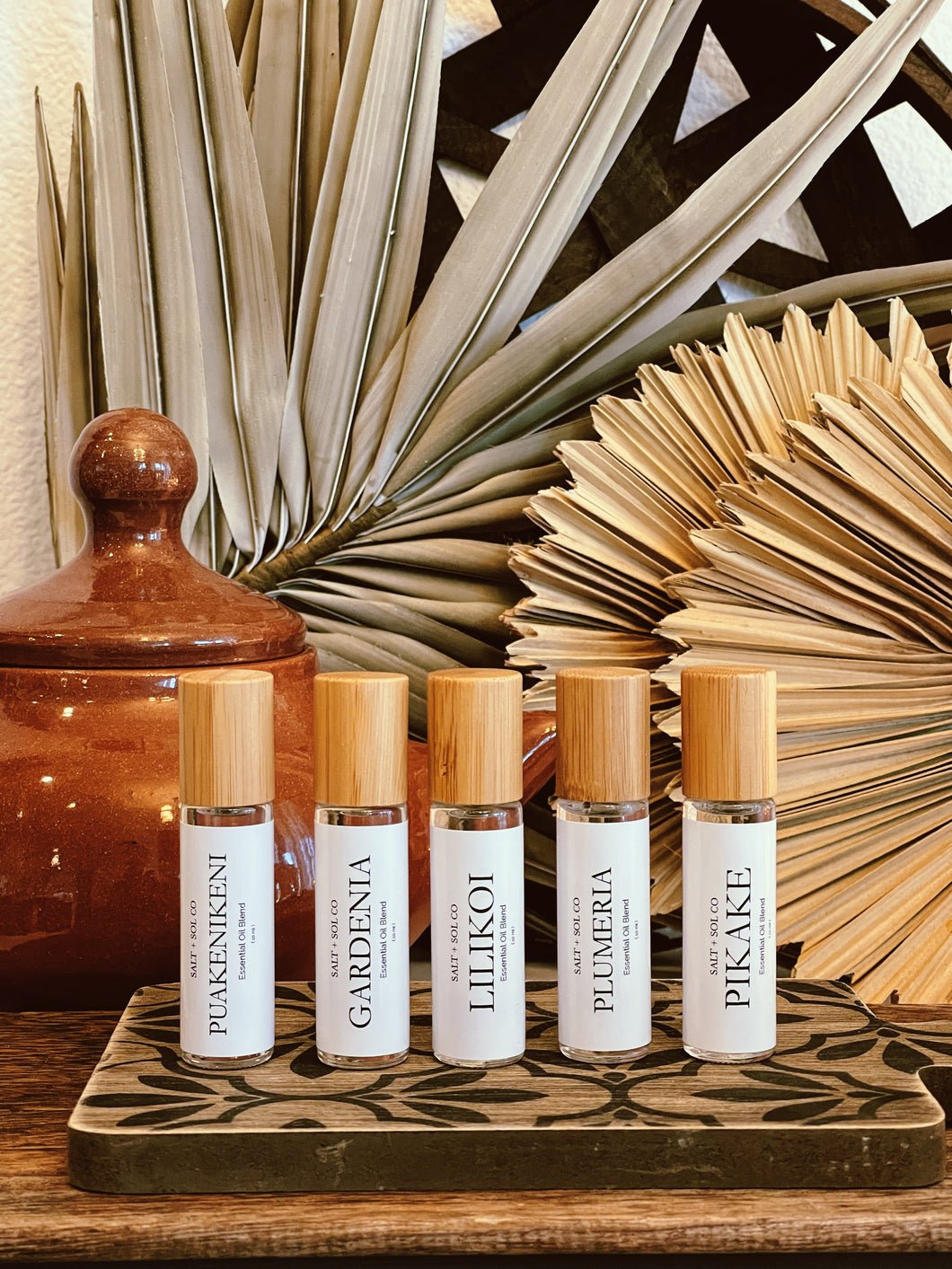 hawaiian essential oil blend for sale at salt + sol co candles
