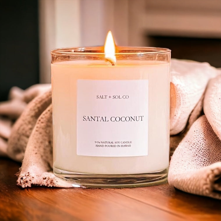 Santal Coconut Scented Candle
